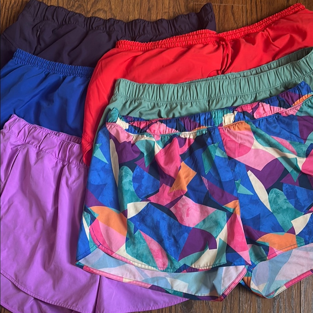 6 Pairs Old Navy Active StretchTech Athletic Shorts
